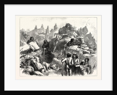 The Modoc Indians in the Lava Beds, 1873 by Anonymous