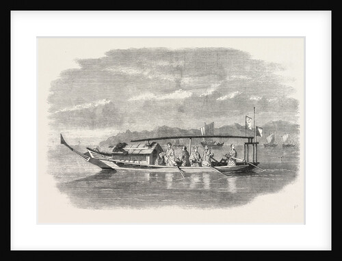 Sketches from Japan: Government Boat, 1861 by Anonymous
