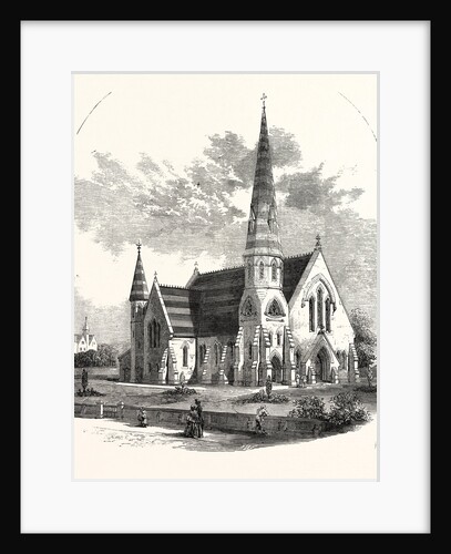 St. Paul's Church, West Smethwick, South Staffordshire, 1858 by Anonymous