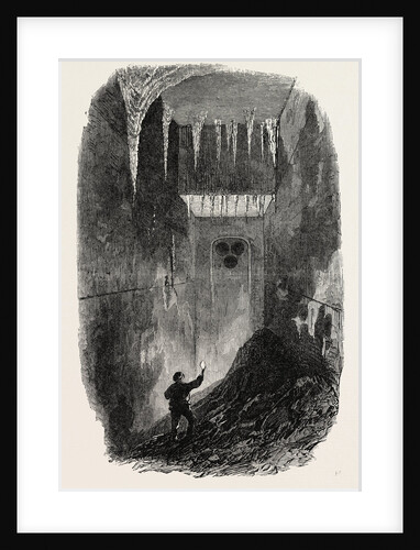 The Palestine Explorations: Newly-Discovered Passage in the Old Wall of the Haram, at Jerusalem, 1869 by Anonymous