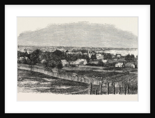The Town of Bathurst, New Brunswick, 1860 by Anonymous
