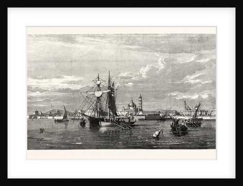Port and Town of Vera Cruz, Mexico, 1867 by Anonymous
