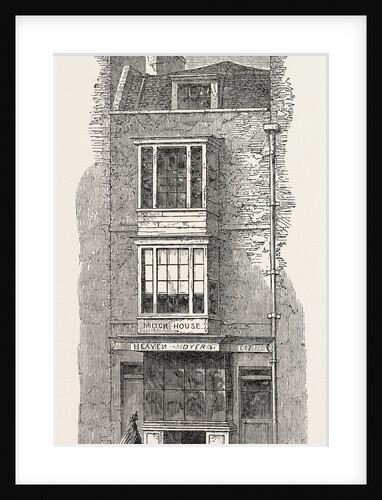 Milton's House in Barbican, UK, 1864 by Anonymous