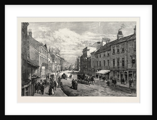 Doncaster, the High Street, UK, 1891 by Anonymous