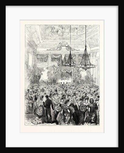 The Royal Visit to Ireland: The Drawingroom at Dublin Castle, 1885 by Anonymous