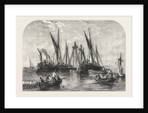 The Raising of the Barque Samuel, in the Thames, UK, 1855 by Anonymous
