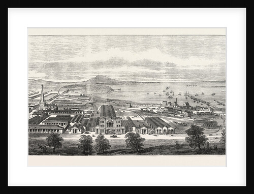 The Geelong and Melbourne Railway, Geelong Terminus, Australia, 1855 by Anonymous