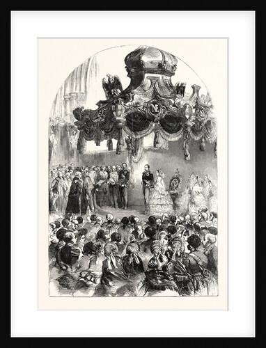 The Grand Reception of the Emperor and Empress of the French, by the Lord Mayor and Corporation, in the Guildhall, London by Anonymous