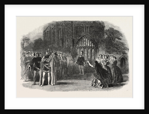 Scene from Verdi's Il Trovatore, at the Royal Italian Opera, 1855 by Anonymous