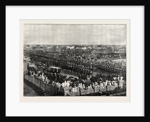 The Grand Durbar at Rawul Pindi: Arrival of the Viceroy of India, 1885 by Anonymous