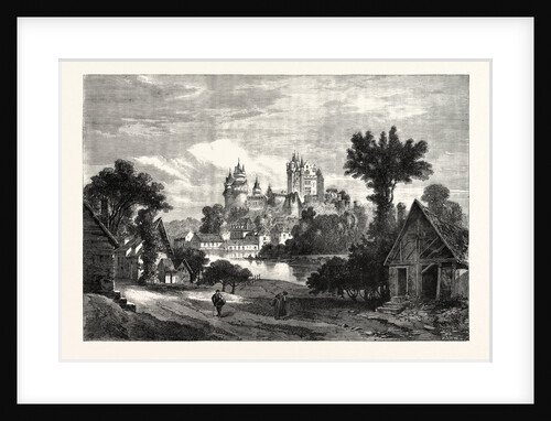 The Chateau De Pierrefonds, Department of the Oise, France, 1863 by Anonymous