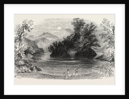 Christmas at the Theatres: Friar Rush, or Harlequin and King Gold. the Opening Scene. 1848 by Anonymous