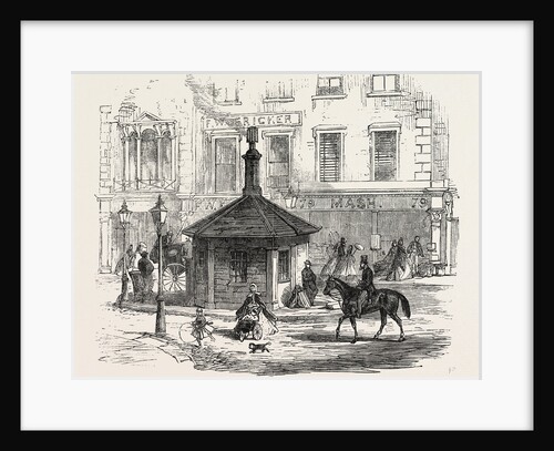 Turnpike Gates in and Near London Just Demolished: Notting Hill Gate, UK, 1864 by Anonymous