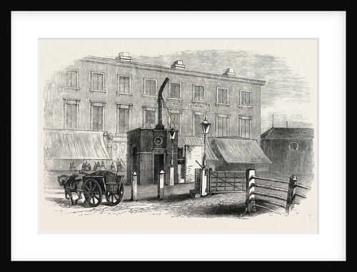Turnpike Gates in and Near London Just Demolished: City Road Gate, UK, 1864 by Anonymous