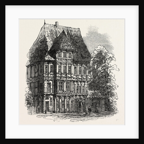 Brunswick: Old Houses Near the Cathedral, 1864 by Anonymous