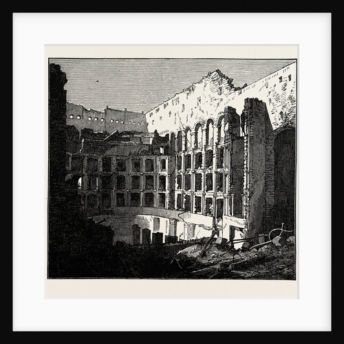 Ruins of the Theatre Royal, Malta, 1873 by Anonymous
