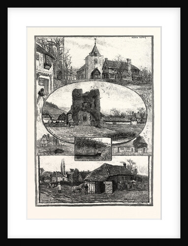 Rambling Sketches: A Kentish Village: Otford, 1885 by Anonymous