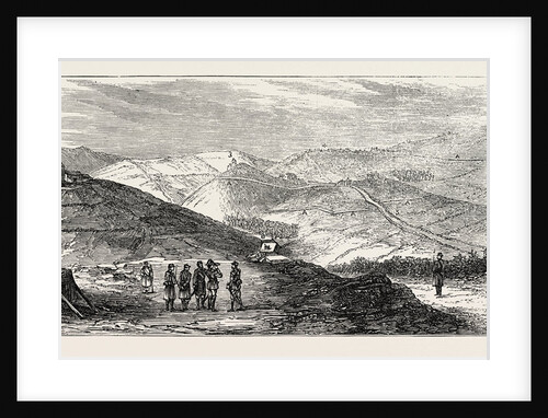 The Civil War in Spain: Centre Positions of the Carlists: from the Advanced Post of Pucheta, 1874 by Anonymous