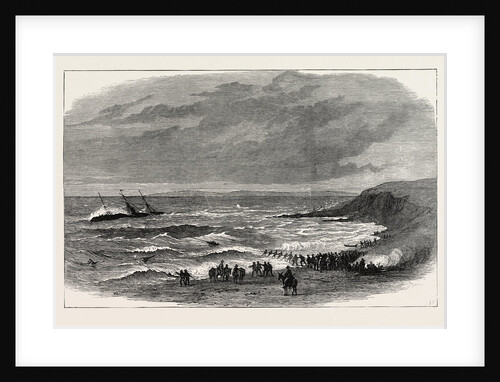 Wreck of the Steamship Queen Elizabeth at Calaparra, Near Gibraltar, 1874 by Anonymous