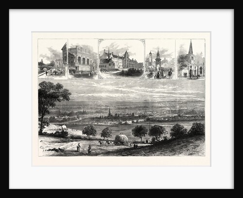 Bedford, the Meeting Place of the Royal Agricultural Society, 1874 by Anonymous