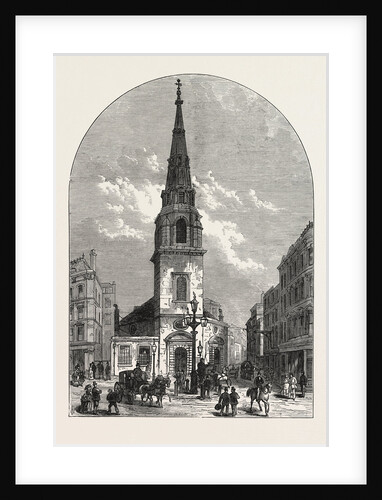 St. Antholin's Church, City, 1874 by Anonymous