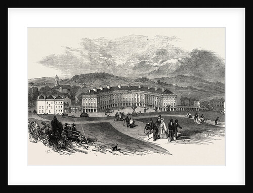 Buxton, the Crescent, New Baths, 1854 by Anonymous
