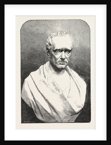 Bust of the Late Mr. George Stephenson, 1858 by Anonymous