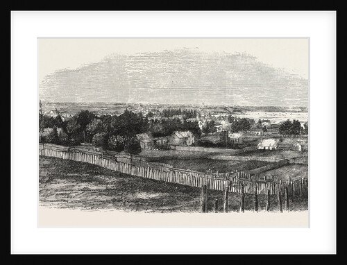 The Town of Bathurst, New Brunswick, 1860 by Anonymous
