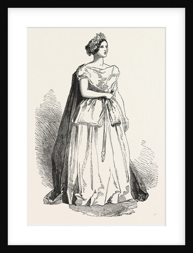 Madame Fiorentini, As Norma. 1850 by Anonymous