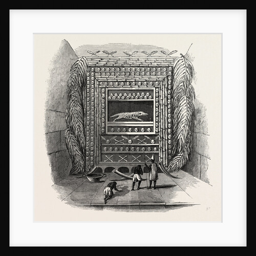 The Western Coast of Africa: Jujuh-House, Oe House of Worship, 1850 by Anonymous