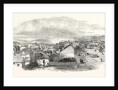 Adelaide, South Australia, from Hindley Street, 1850 by Anonymous