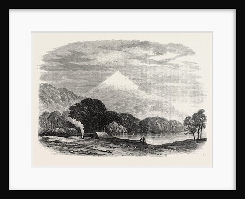 An Exploring Party on the West Coast of New Zealand: Encampment in the Teramakau Valley, 1865 by Anonymous