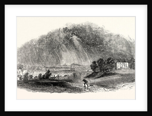 London, from Blackheath, During the Storm, August, 1846, UK. by Anonymous