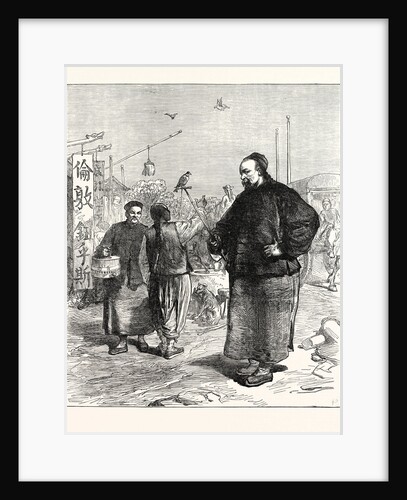 Sketches in China: Street Scene in Pekin (Beijing), 1873 by Anonymous