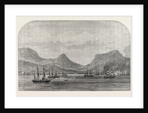 The Dutch War in Sumatra: Bombardment of Acheen by the Dutch Fleet, 1873 by Anonymous