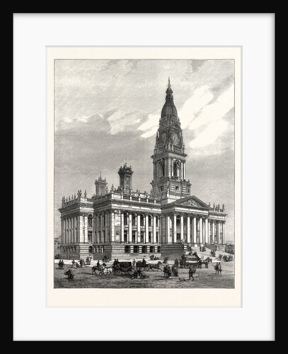 The New Townhall of Bolton, Lancashire, Opened by the Prince of Wales, UK, 1873 by Anonymous