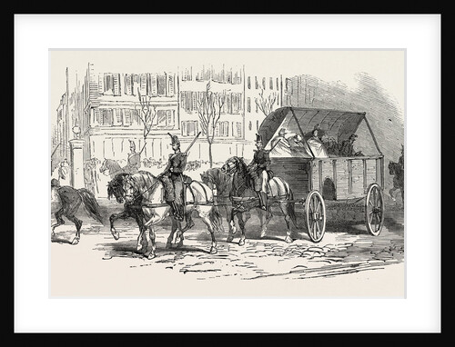 The Revolution in France: Waggon for the Wounded, 1851 by Anonymous