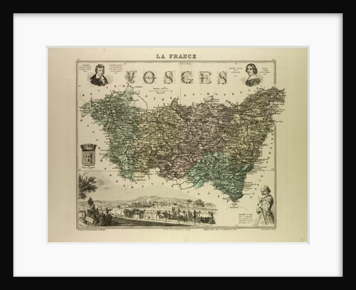 Map of Vosges by Anonymous