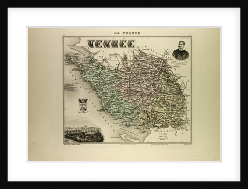 Map of Vendée by Anonymous