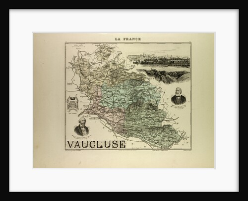 Map of Vaucluse by Anonymous