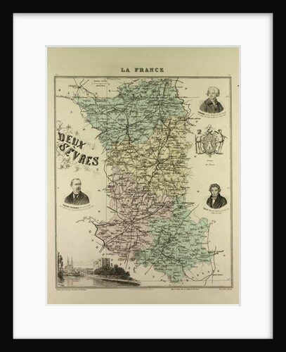 Map of Deux Sèvres by Anonymous