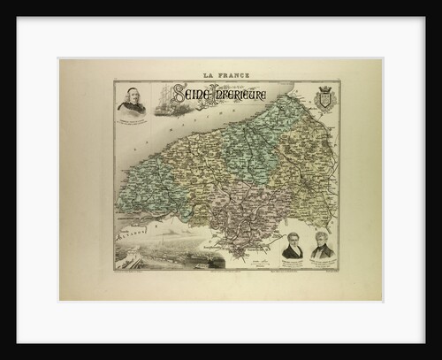 Map of Seine-Inférieure by Anonymous