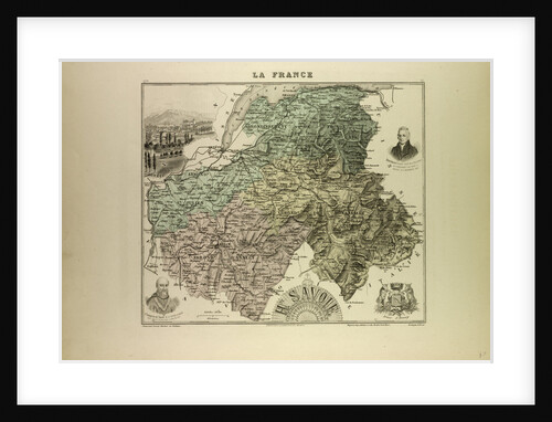 Map of Haute Savoie by Anonymous