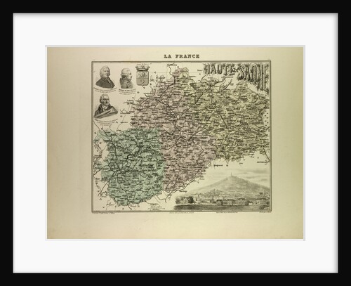 Map of Haute Saône by Anonymous