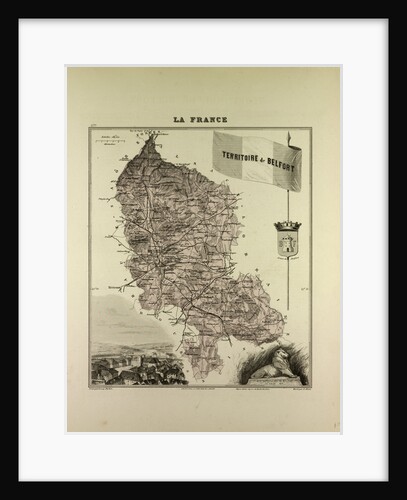 Map of Territoire De Belfort by Anonymous
