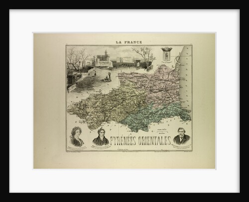 Map of Pyrénées Orientales by Anonymous