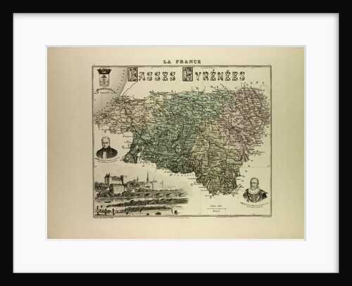 Map of Basses Pyrénées by Anonymous