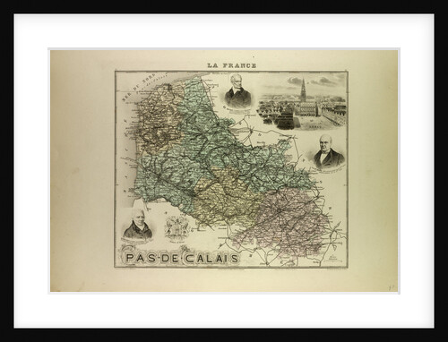 Map of Pas De Calais by Anonymous