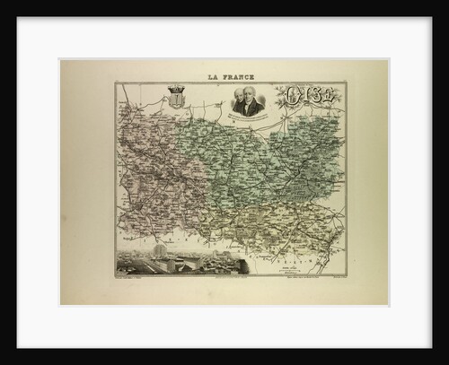 Map of Oise by Anonymous