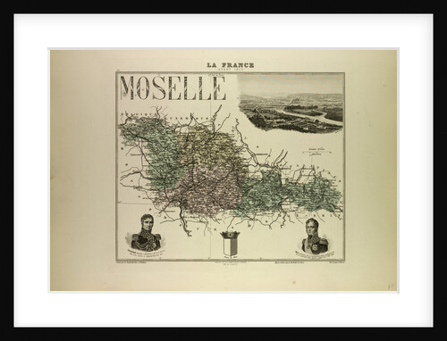 Map of Moselle by Anonymous